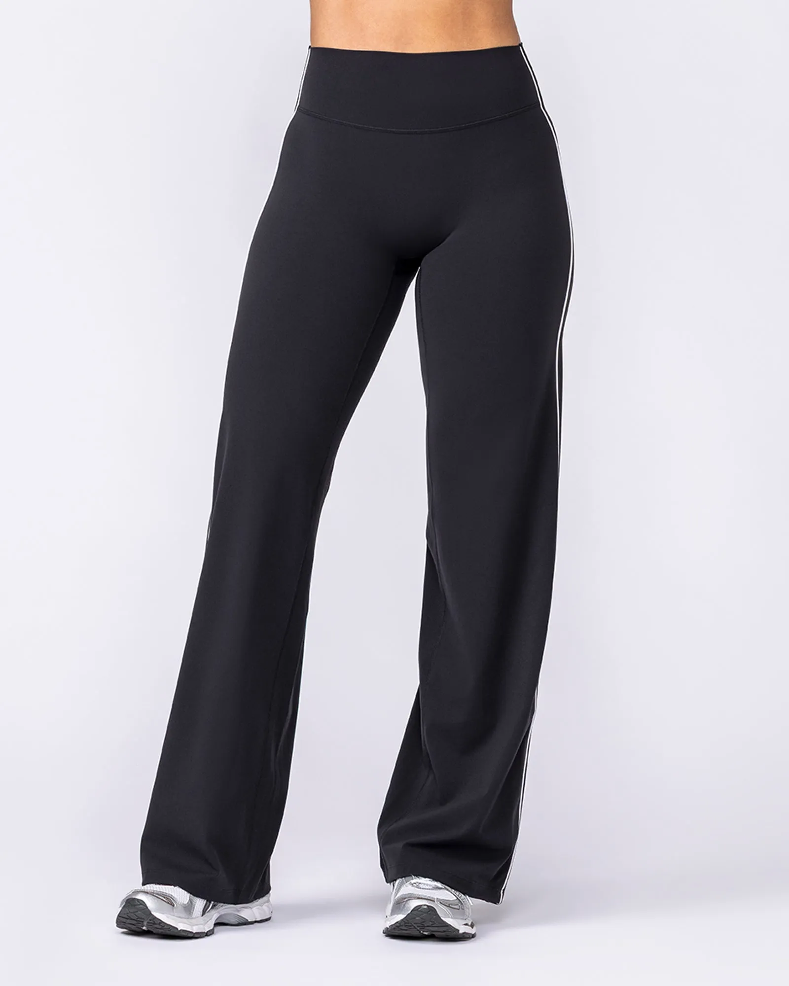 Haze Straight Leg Leggings Regular - Black sold by Muscle Nation product image thumbnail 2