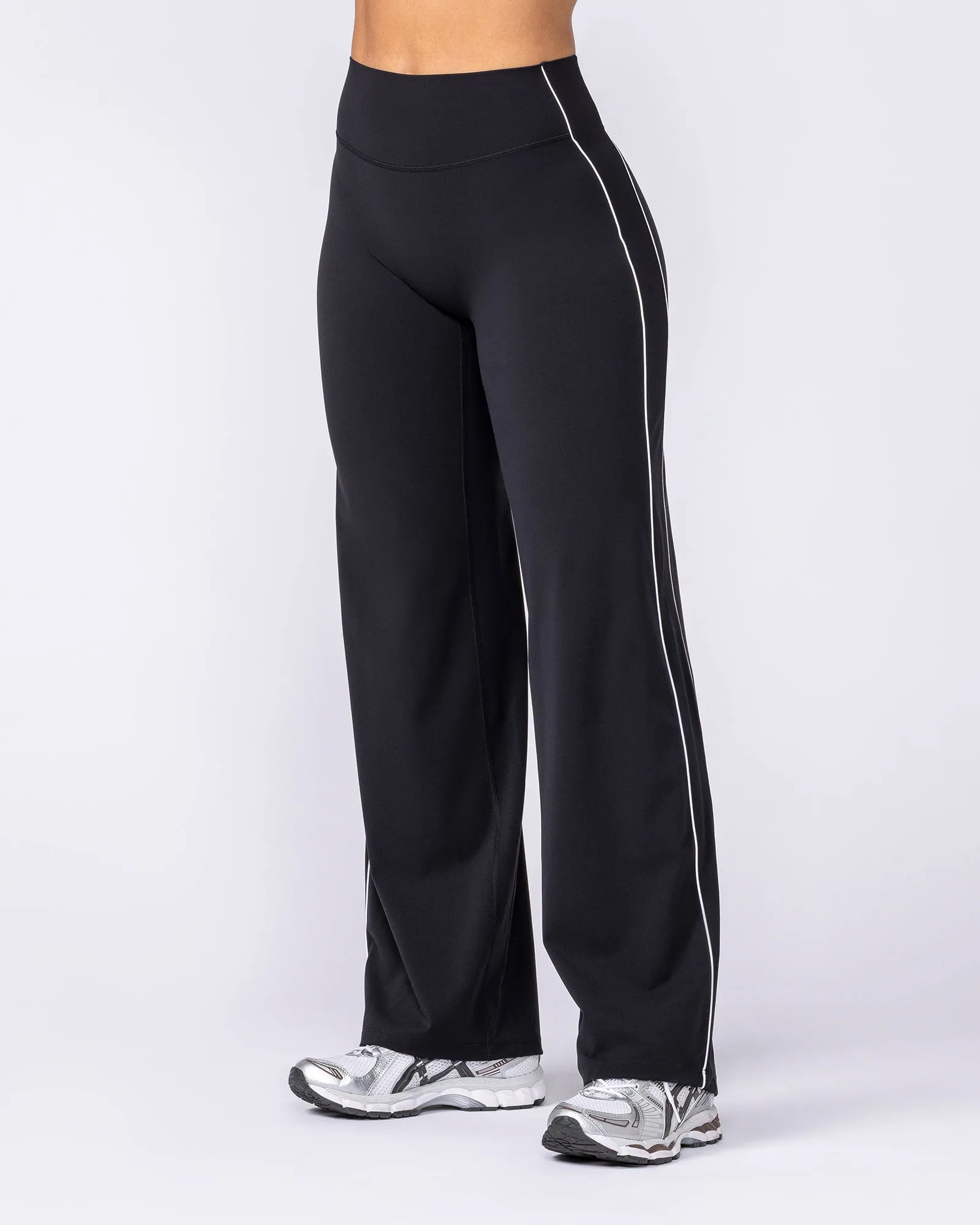 Haze Straight Leg Leggings Regular - Black sold by Muscle Nation product image thumbnail 3