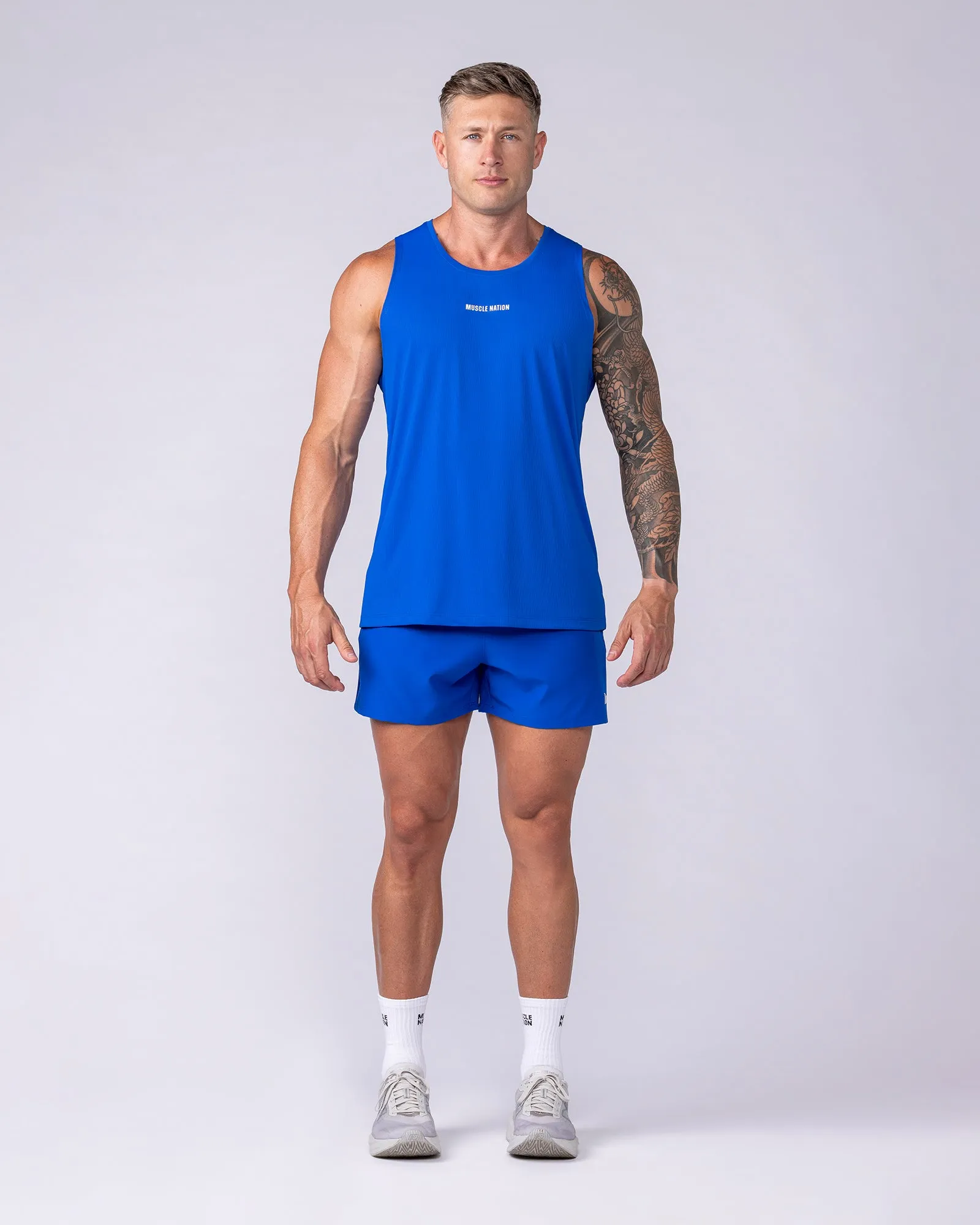 Aero Active Tank - Bondi Blue sold by Muscle Nation product image thumbnail 5