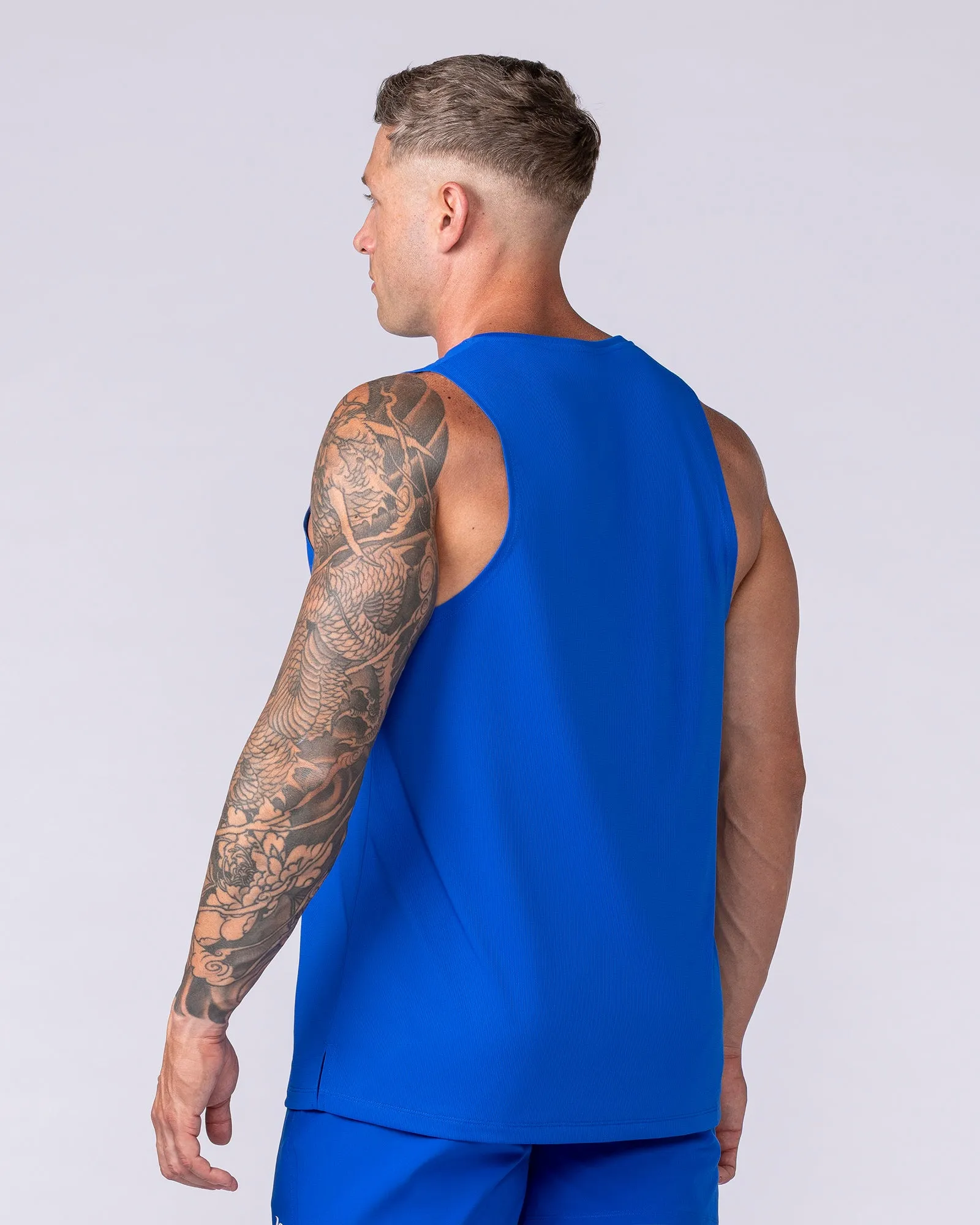 Aero Active Tank - Bondi Blue sold by Muscle Nation product image thumbnail 2