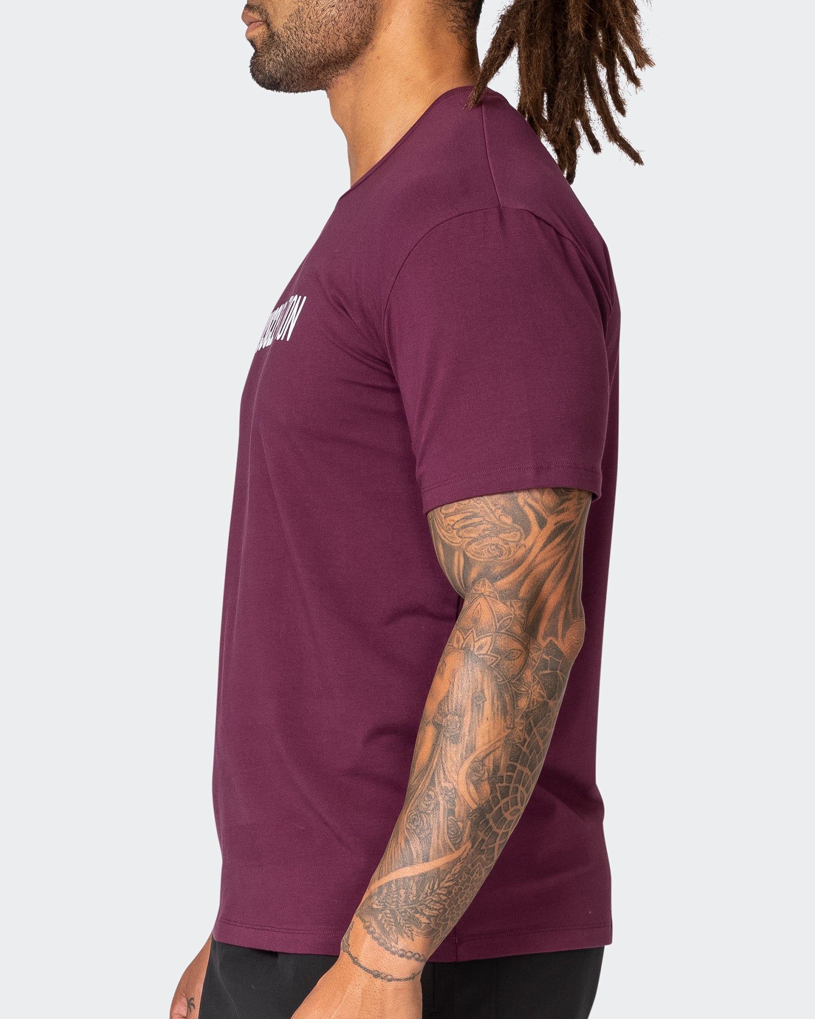 Strike Tee - Blackberry sold by Muscle Nation product image thumbnail 4