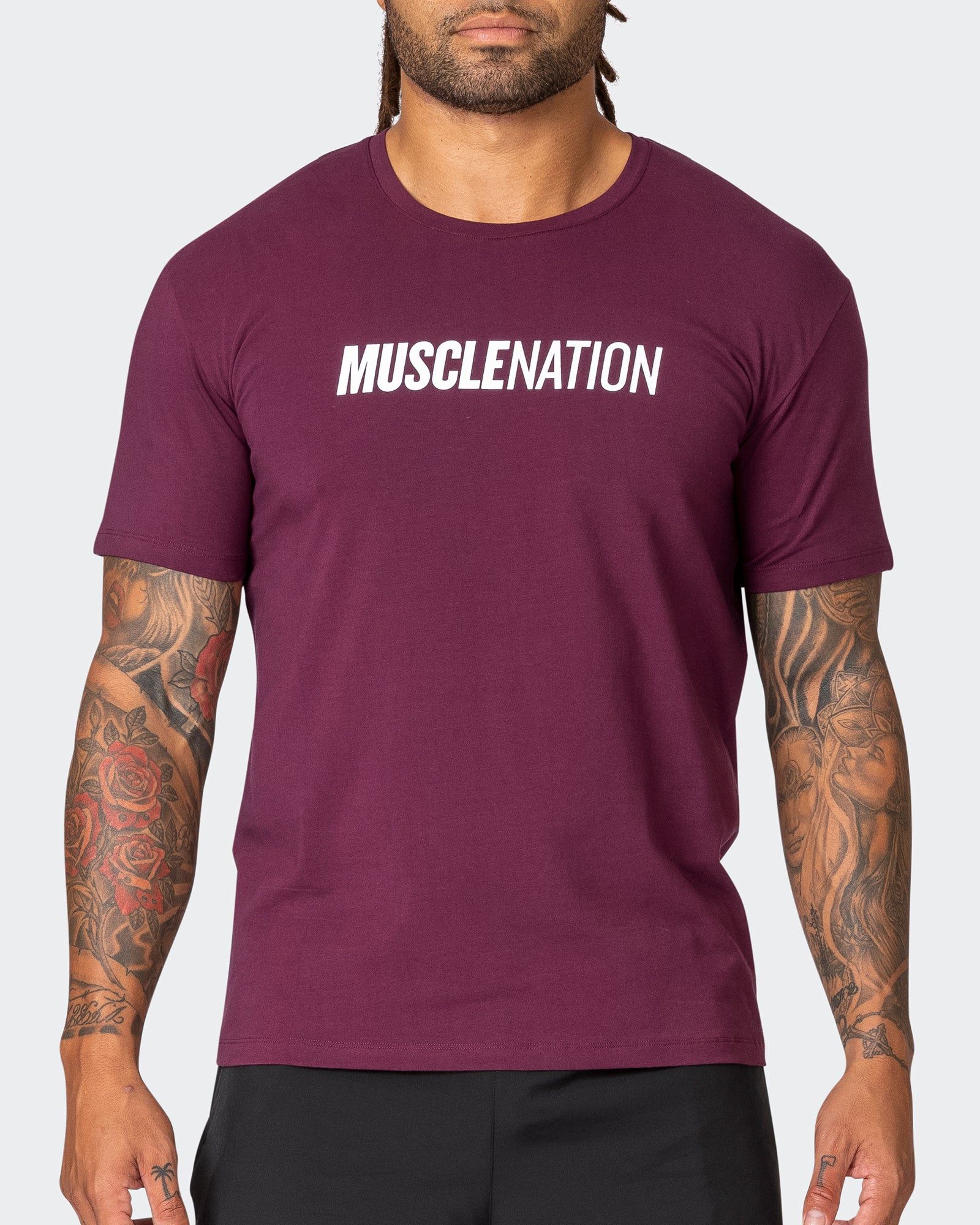 Strike Tee - Blackberry sold by Muscle Nation product image thumbnail 2