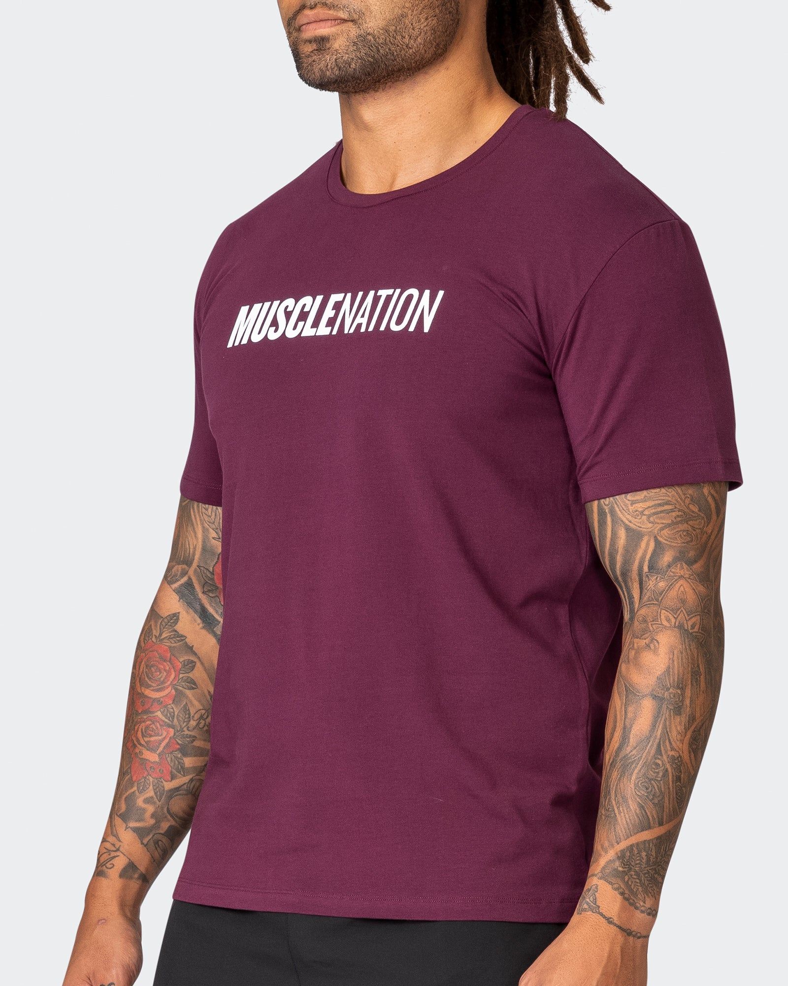 Strike Tee - Blackberry sold by Muscle Nation product image thumbnail 3