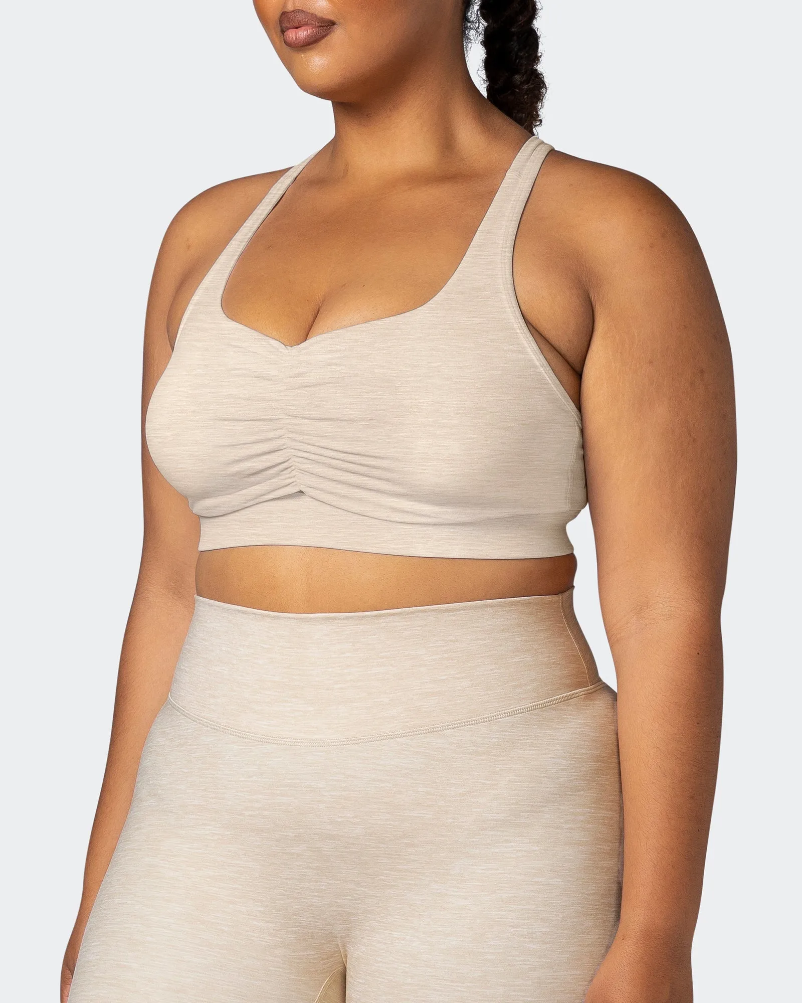 Purpose Bra - Almond Marl sold by Muscle Nation product image thumbnail 3