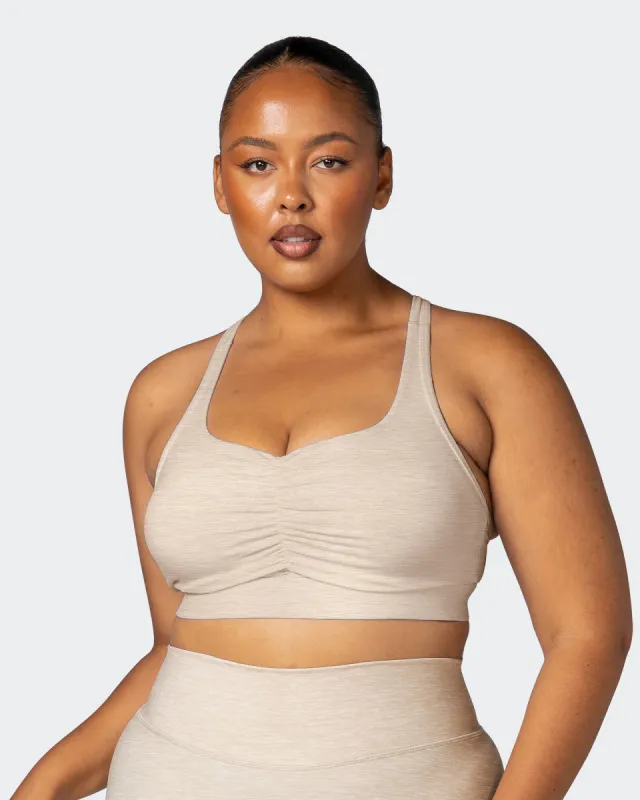 Purpose Bra - Almond Marl sold by Muscle Nation
