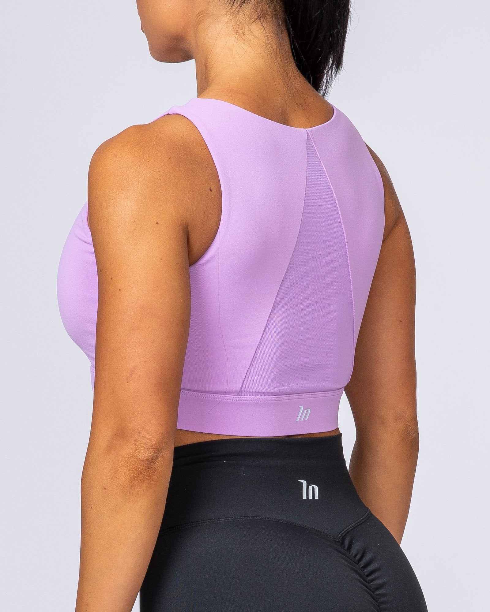 Zip Up Bra - Lilac sold by Muscle Nation product image thumbnail 2