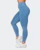 Second Skin Ankle Length Leggings - Washed High Tide sold by Muscle Nation