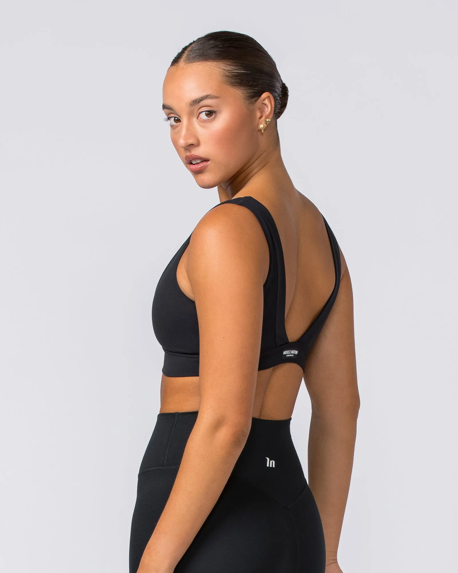Serenity Bralette - Black (Everyday) sold by Muscle Nation product image thumbnail 4