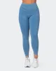 Second Skin Ankle Length Leggings - Washed High Tide sold by Muscle Nation