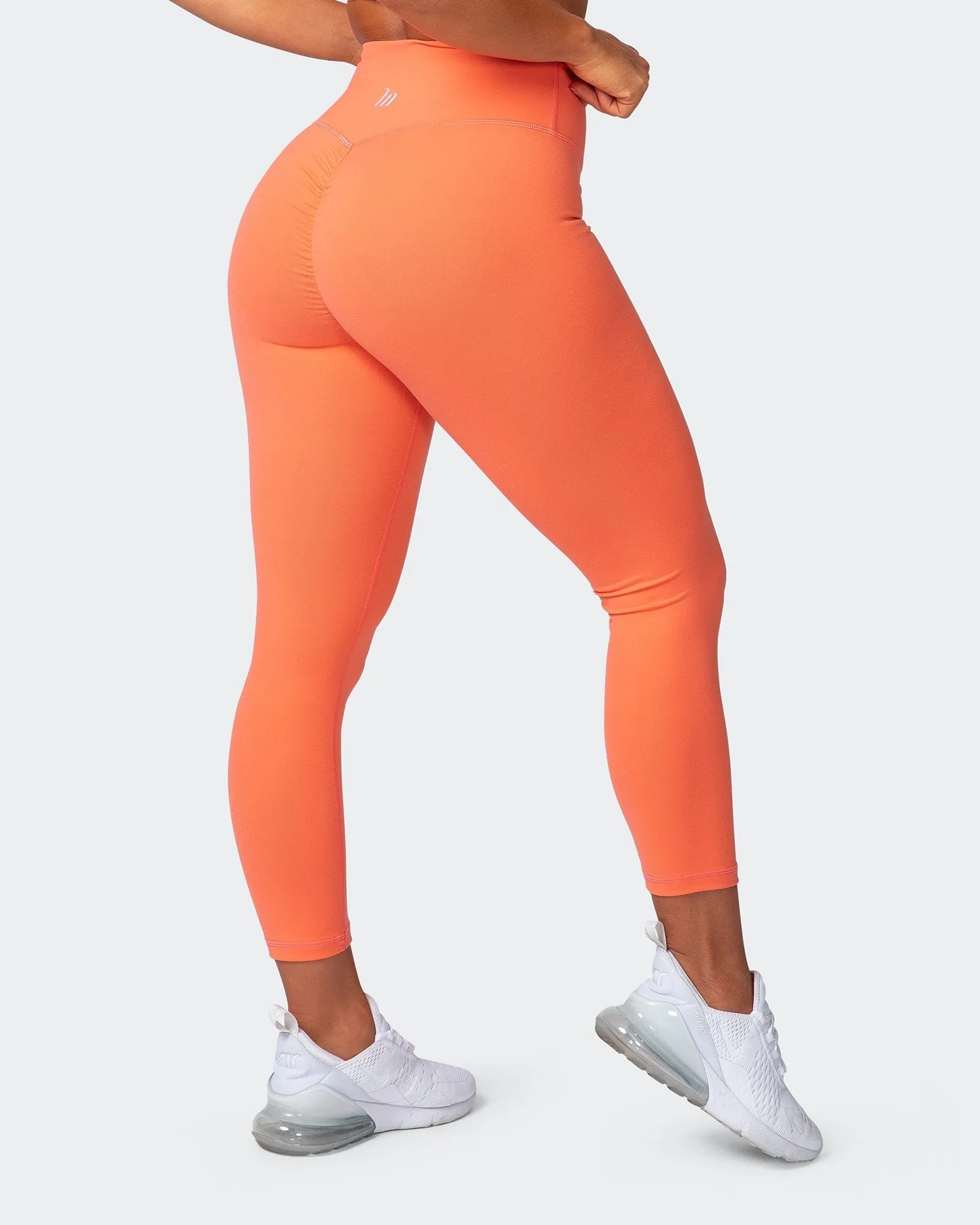 Signature Scrunch 7/8 Leggings - Citrus sold by Muscle Nation