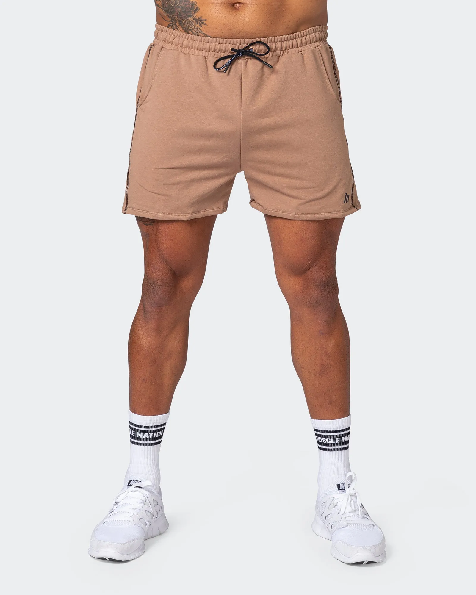 Classic Squat Shorts - Toffee Taupe sold by Muscle Nation product image thumbnail 2
