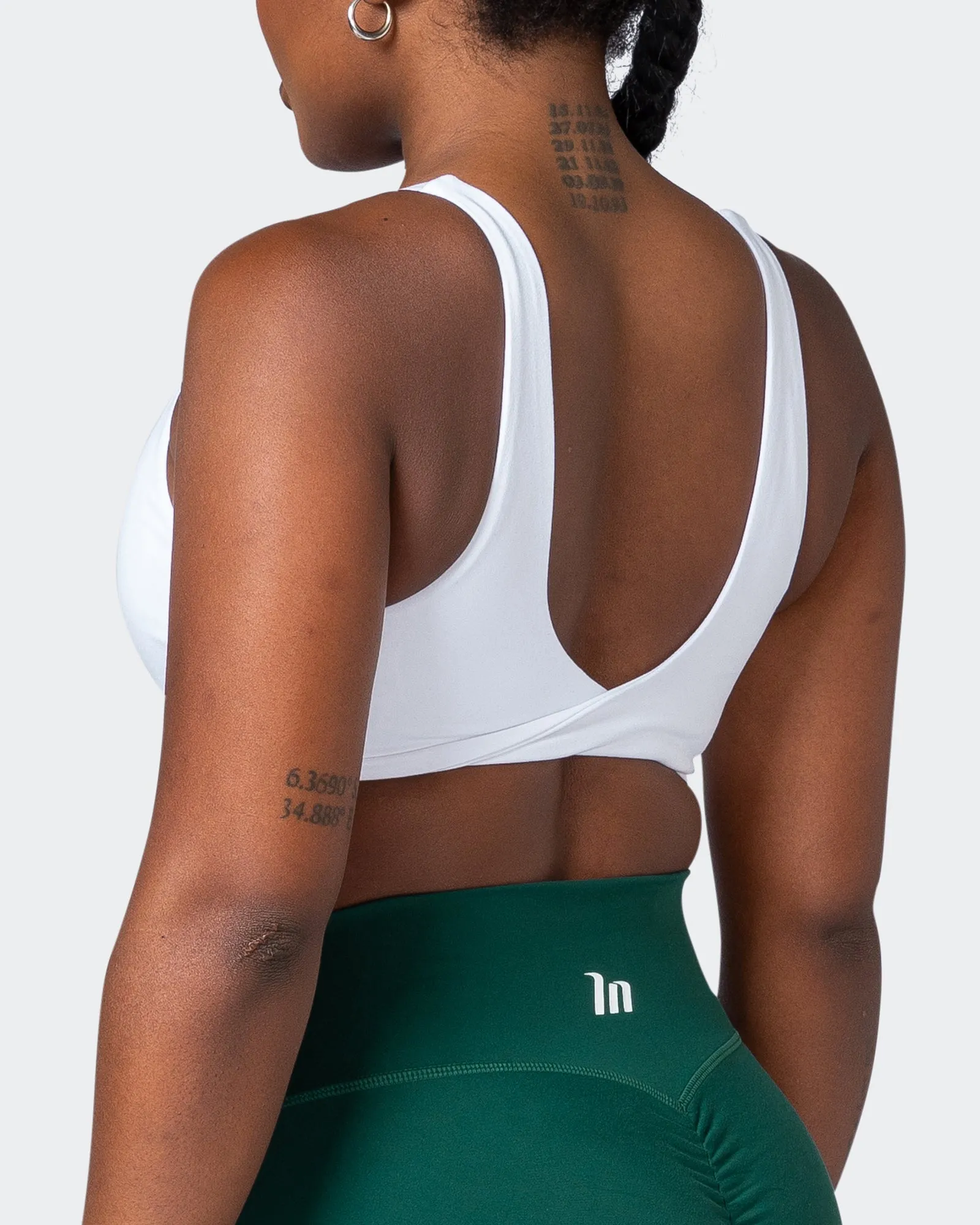 Demi Bralette - White sold by Muscle Nation product image thumbnail 5