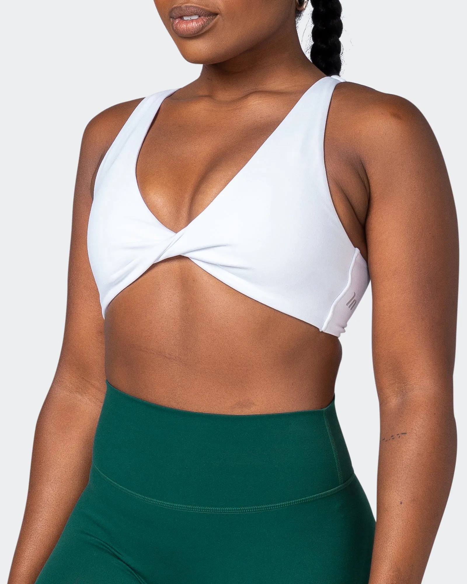 Demi Bralette - White sold by Muscle Nation product image thumbnail 3