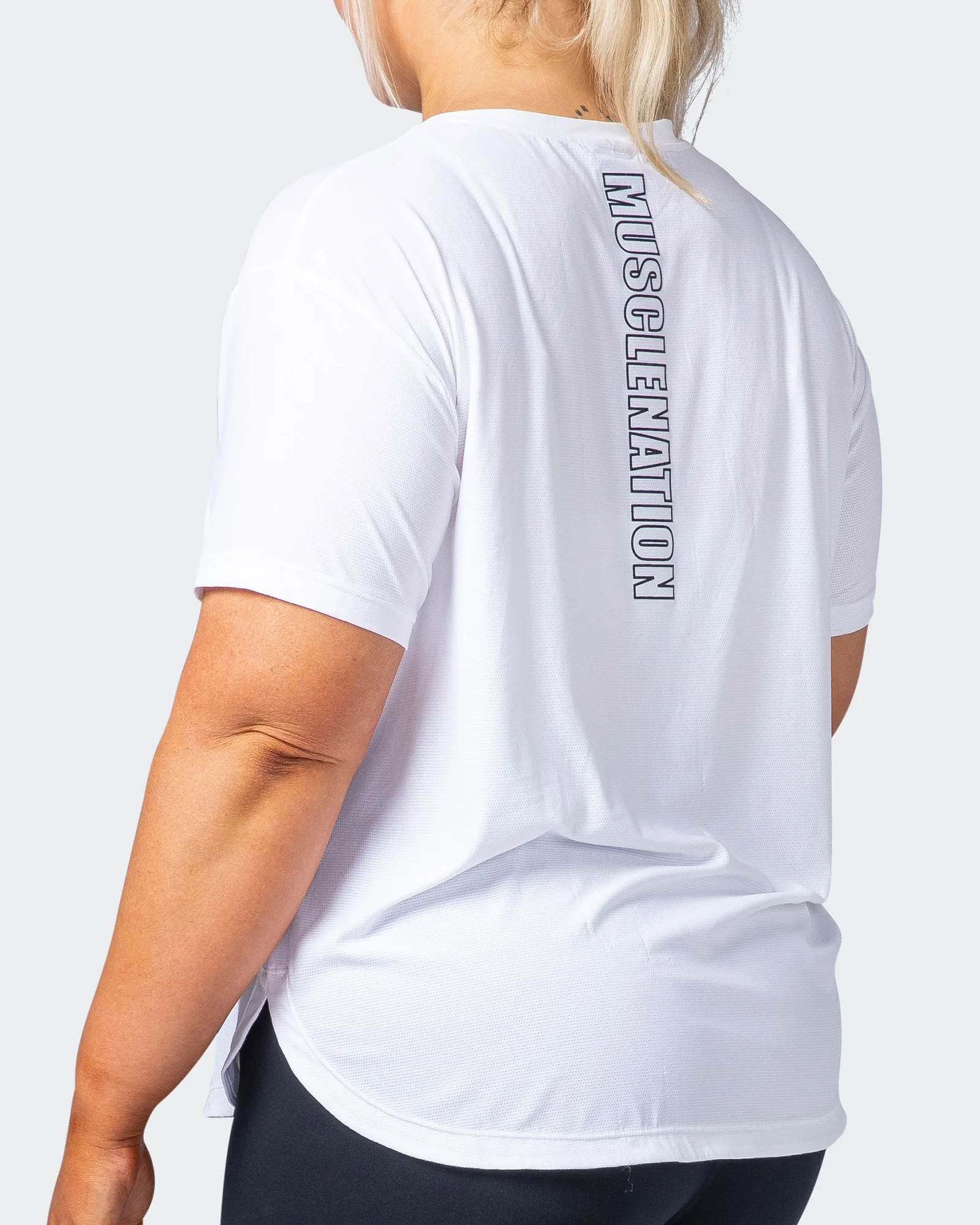 Level Up Training Tee - White sold by Muscle Nation product image thumbnail 5