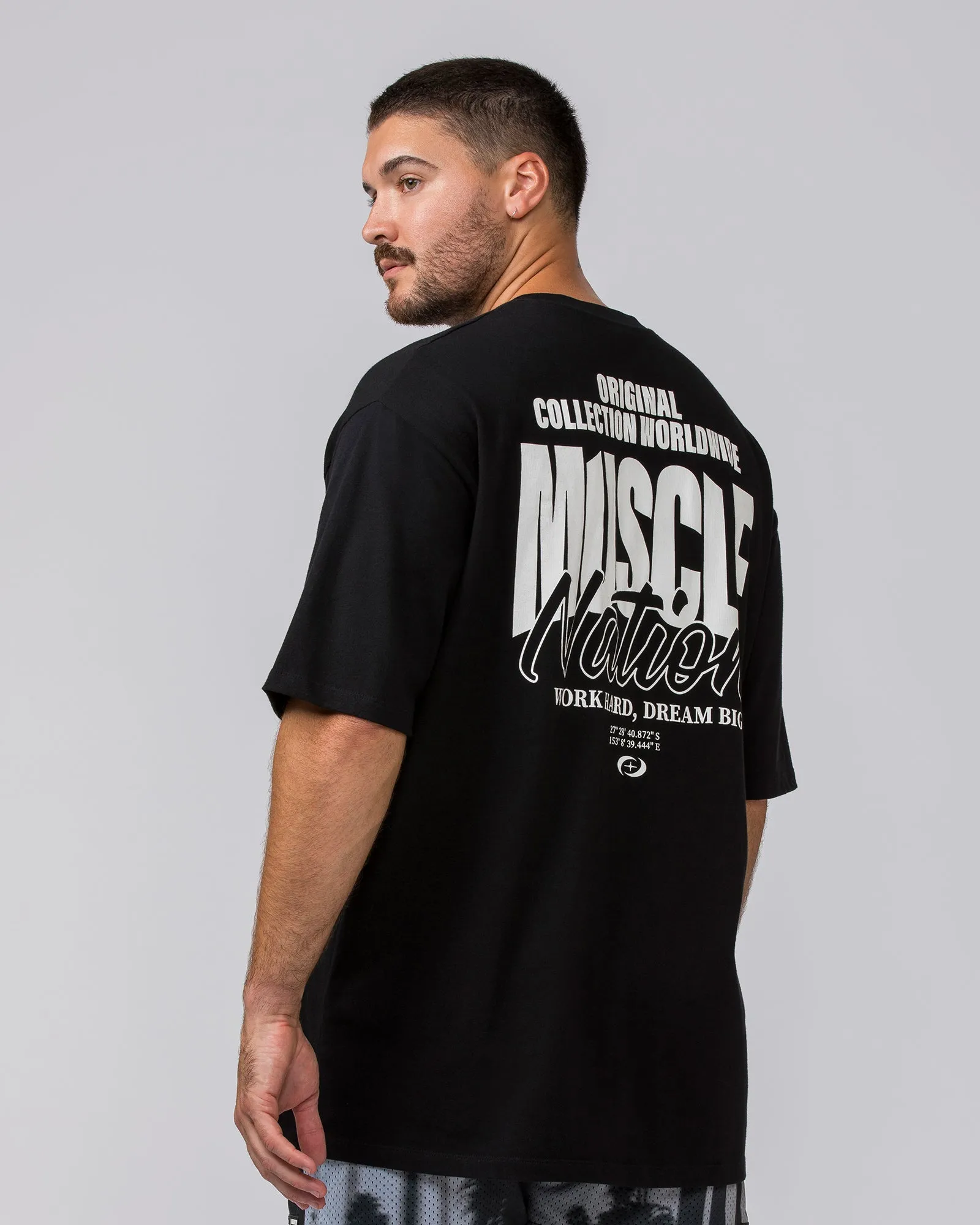 Culture Oversized Tee - Black sold by Muscle Nation product image thumbnail 3