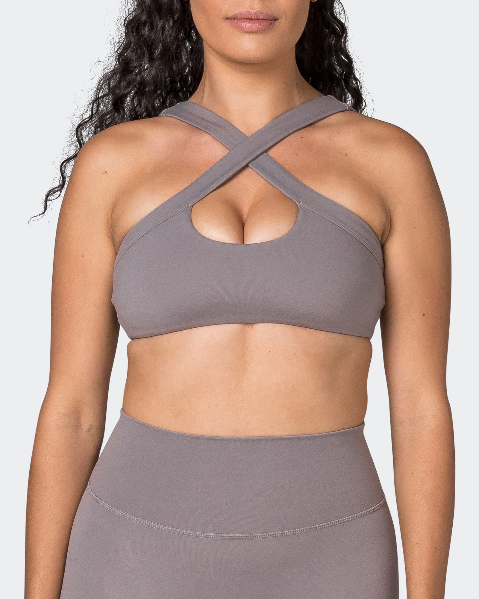 Luxe Bralette - Pearl Grey sold by Muscle Nation product image thumbnail 2