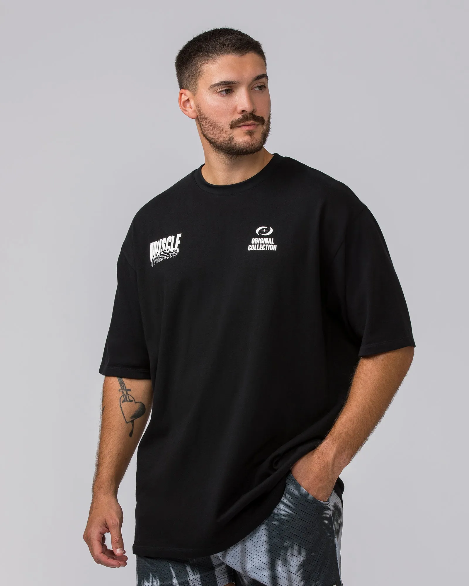 Culture Oversized Tee - Black sold by Muscle Nation product image thumbnail 2