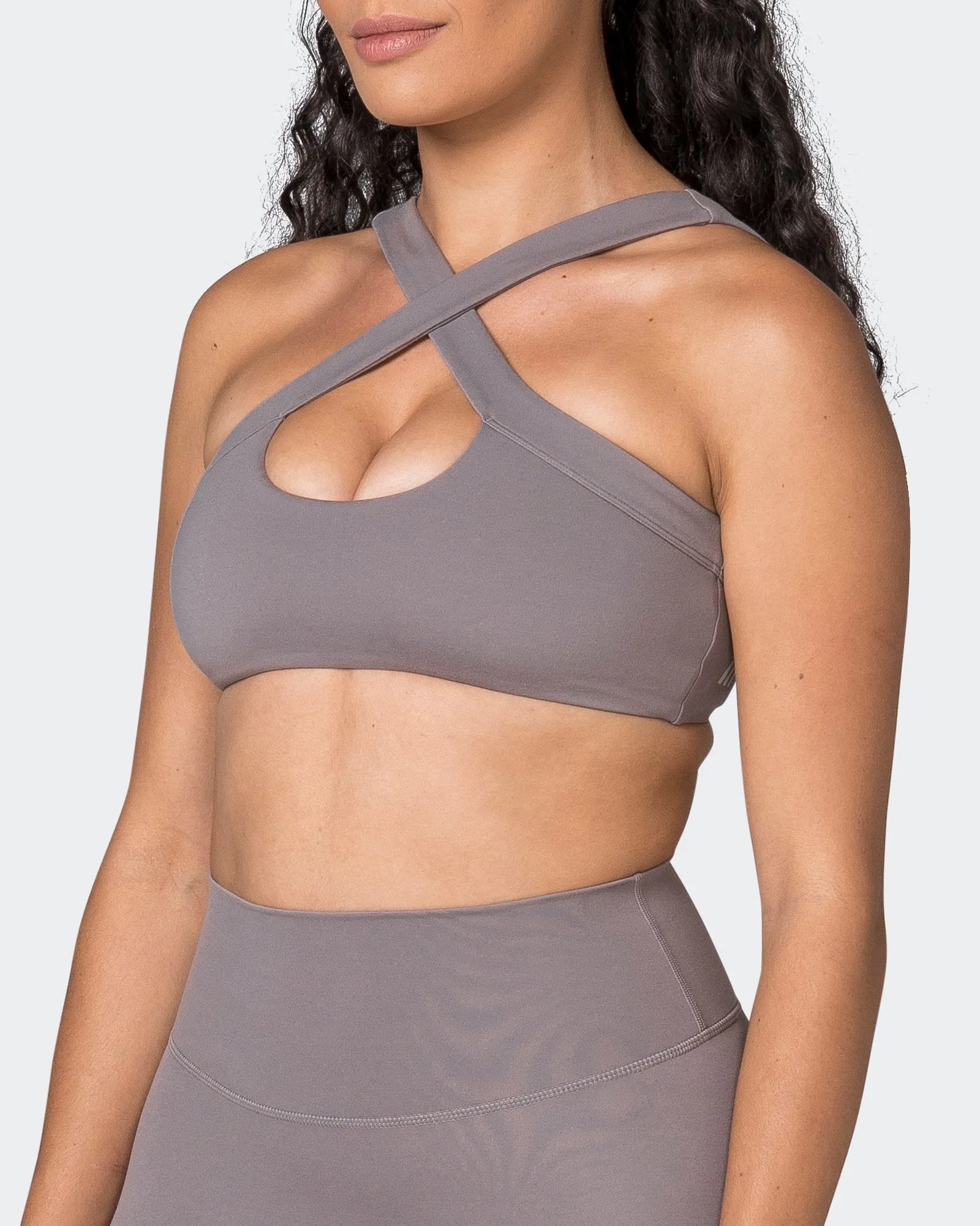 Luxe Bralette - Pearl Grey sold by Muscle Nation product image thumbnail 3