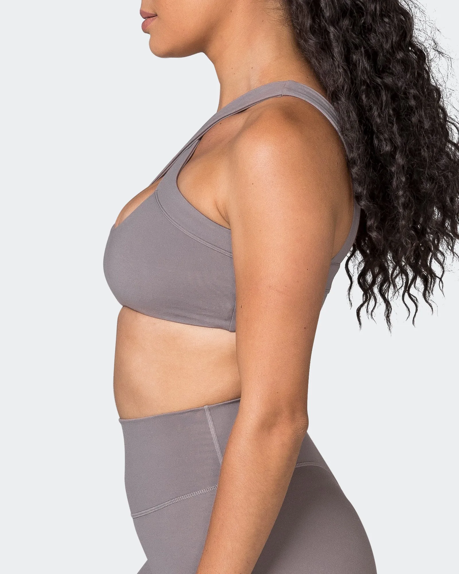 Luxe Bralette - Pearl Grey sold by Muscle Nation product image thumbnail 4