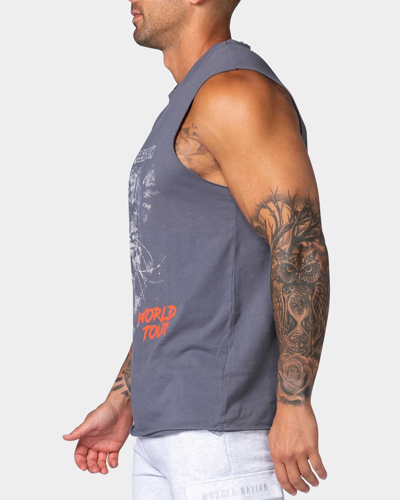 Leopard Vintage Tank - Washed Tornado sold by Muscle Nation product image thumbnail 4