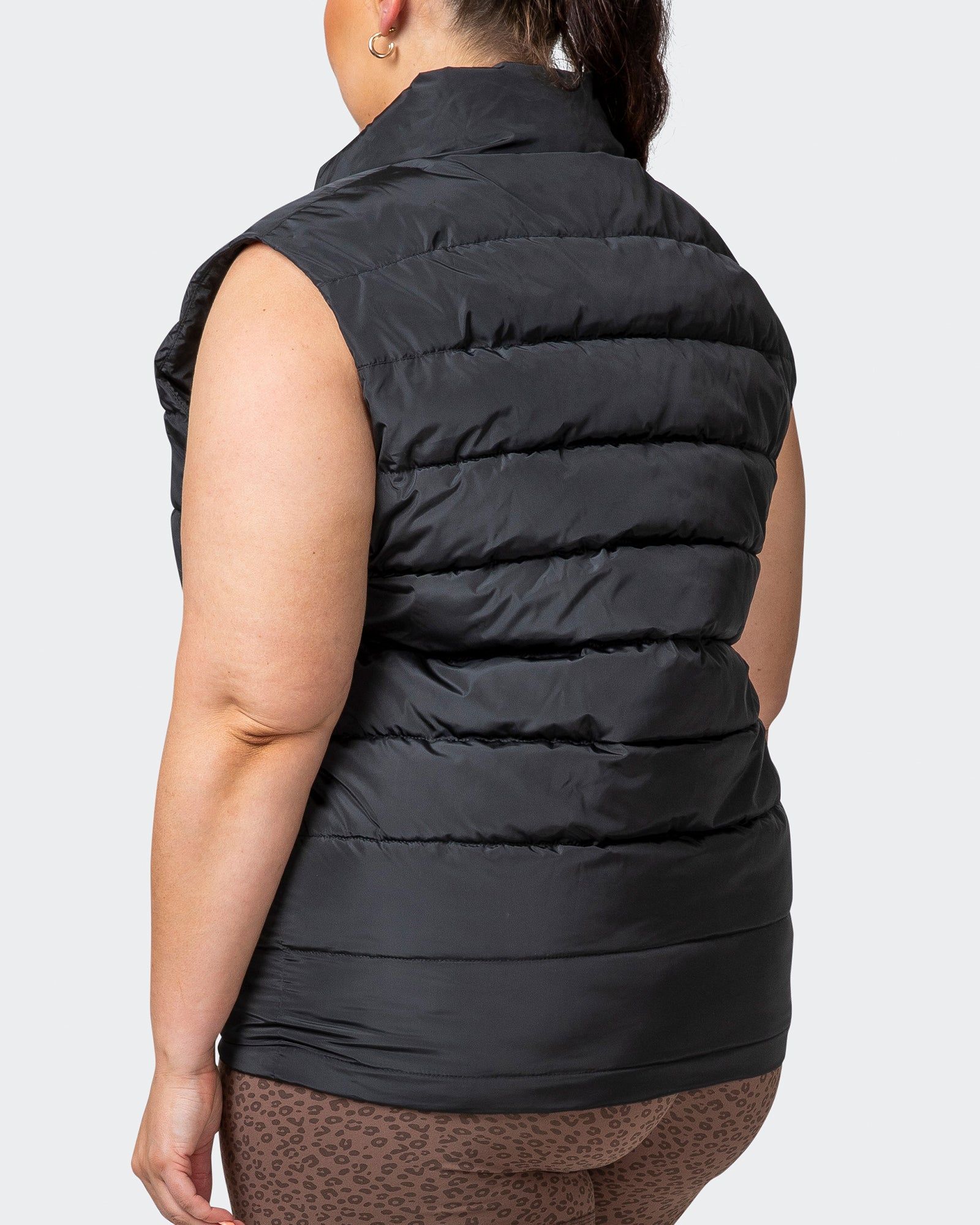 Unisex Puffer Vest - Black sold by Muscle Nation product image thumbnail 4