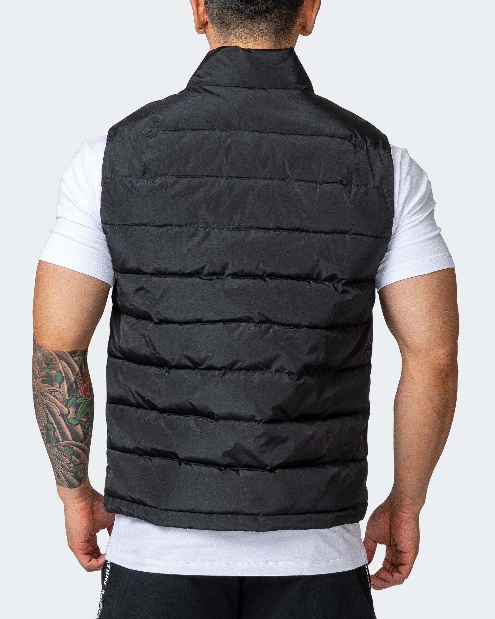 Unisex Puffer Vest - Black sold by Muscle Nation product image thumbnail 5