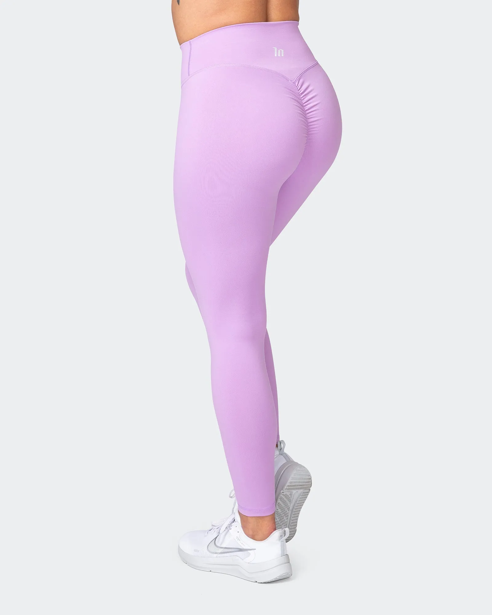 Signature Scrunch Ankle Length Leggings - Lilac sold by Muscle Nation product image thumbnail 5