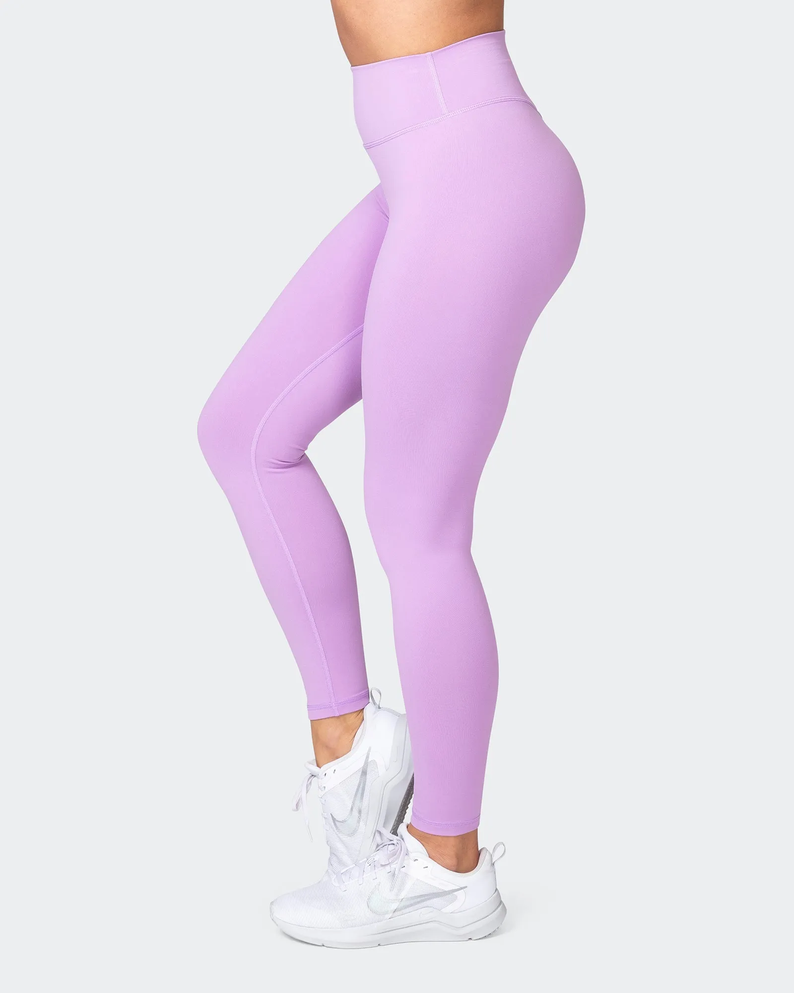 Signature Scrunch Ankle Length Leggings - Lilac sold by Muscle Nation product image thumbnail 4