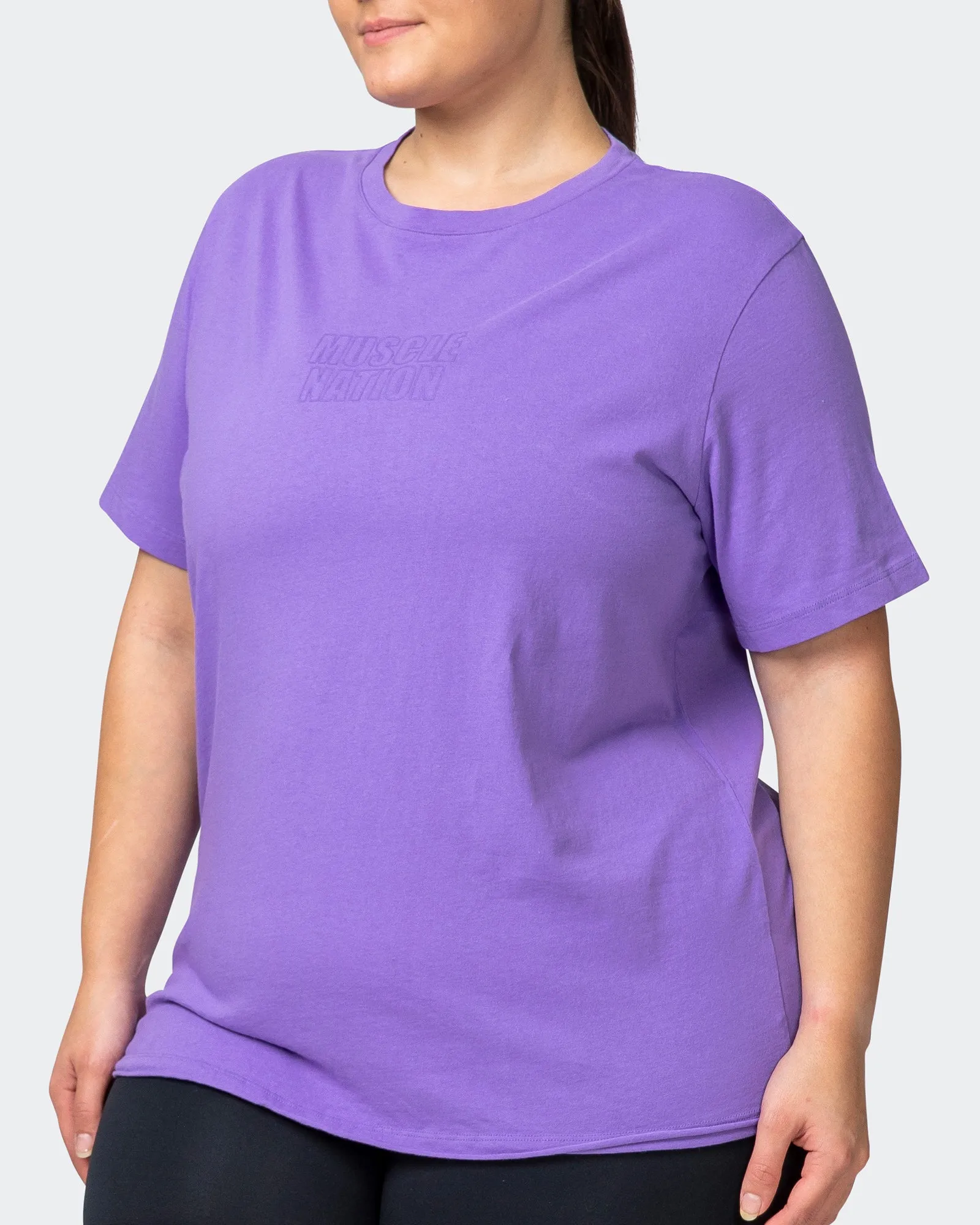 Classic Regular Fit Vintage Tee - Washed Aster Purple sold by Muscle Nation product image thumbnail 3