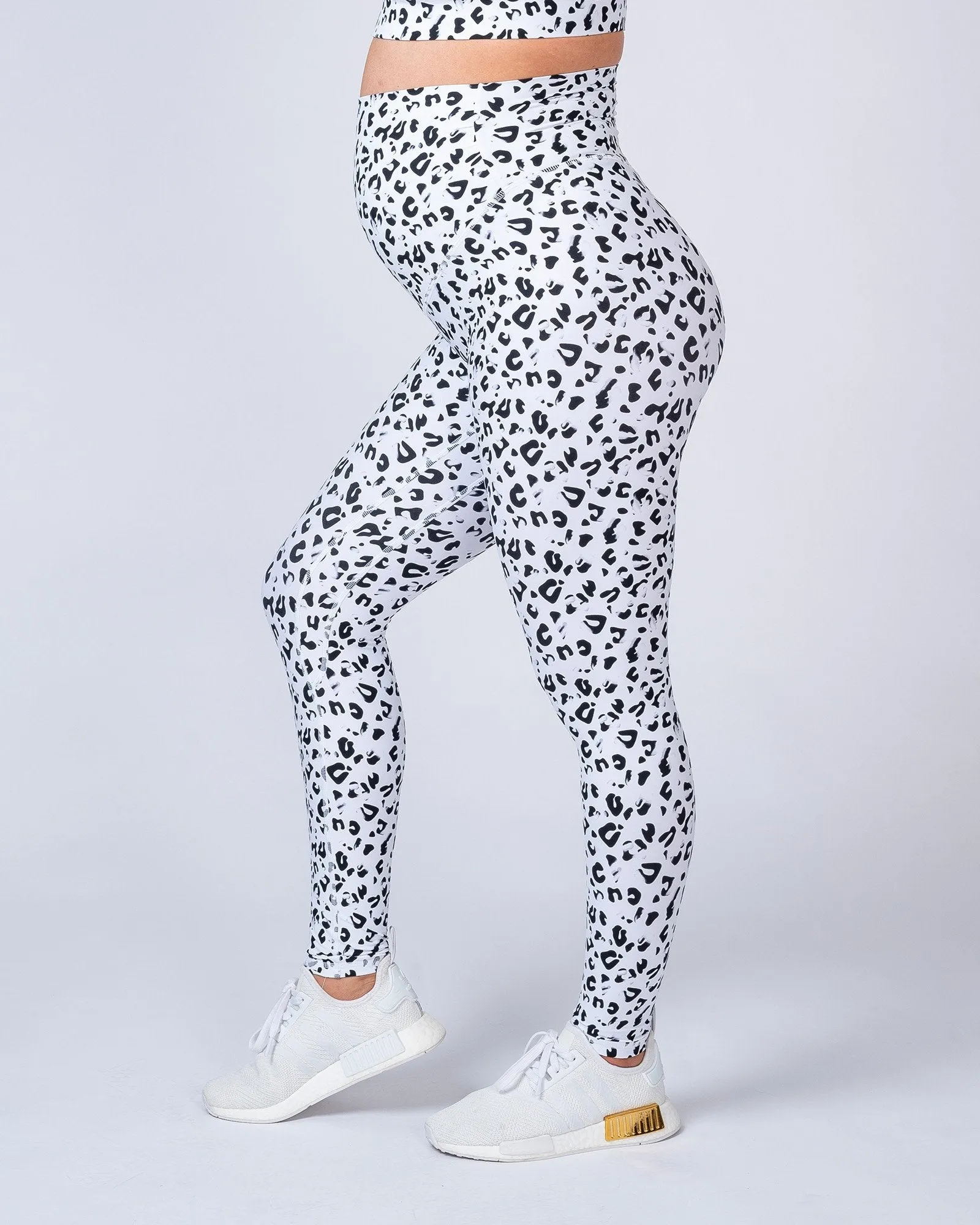 Maternity Leggings - Snow Leopard sold by Muscle Nation