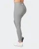 Zero Rise Rib Ankle Length Leggings - Zinc sold by Muscle Nation