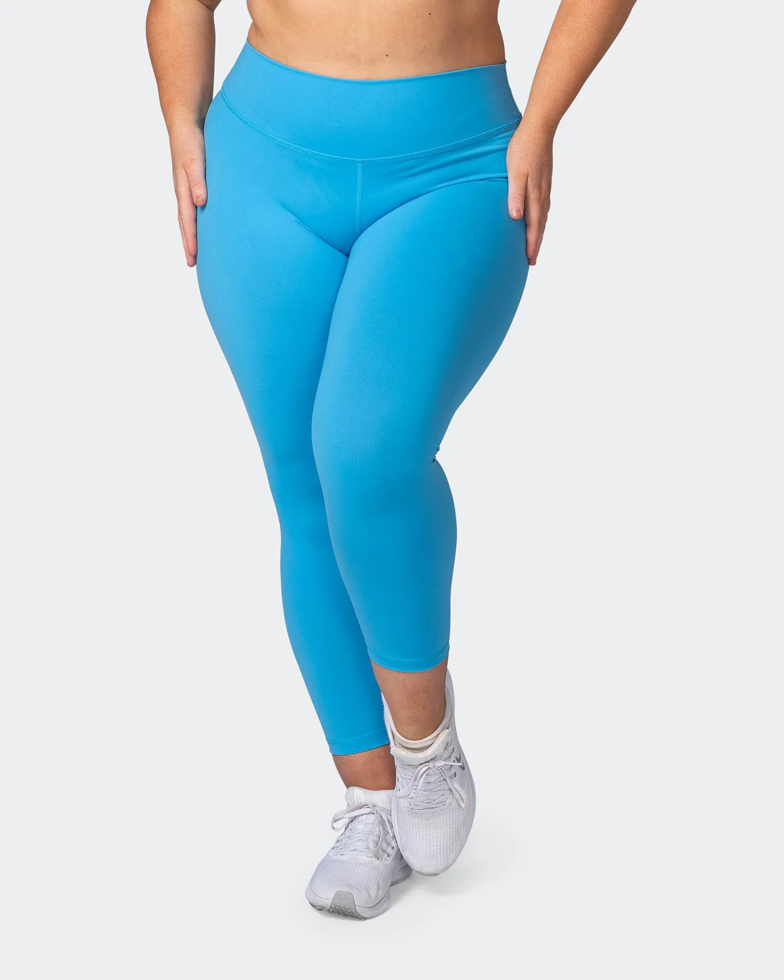 Signature Scrunch 7/8 Leggings - Ibiza Blue sold by Muscle Nation product image thumbnail 2
