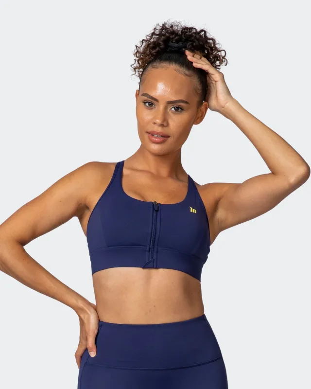 Bounce Defence Bra - Indigo sold by Muscle Nation