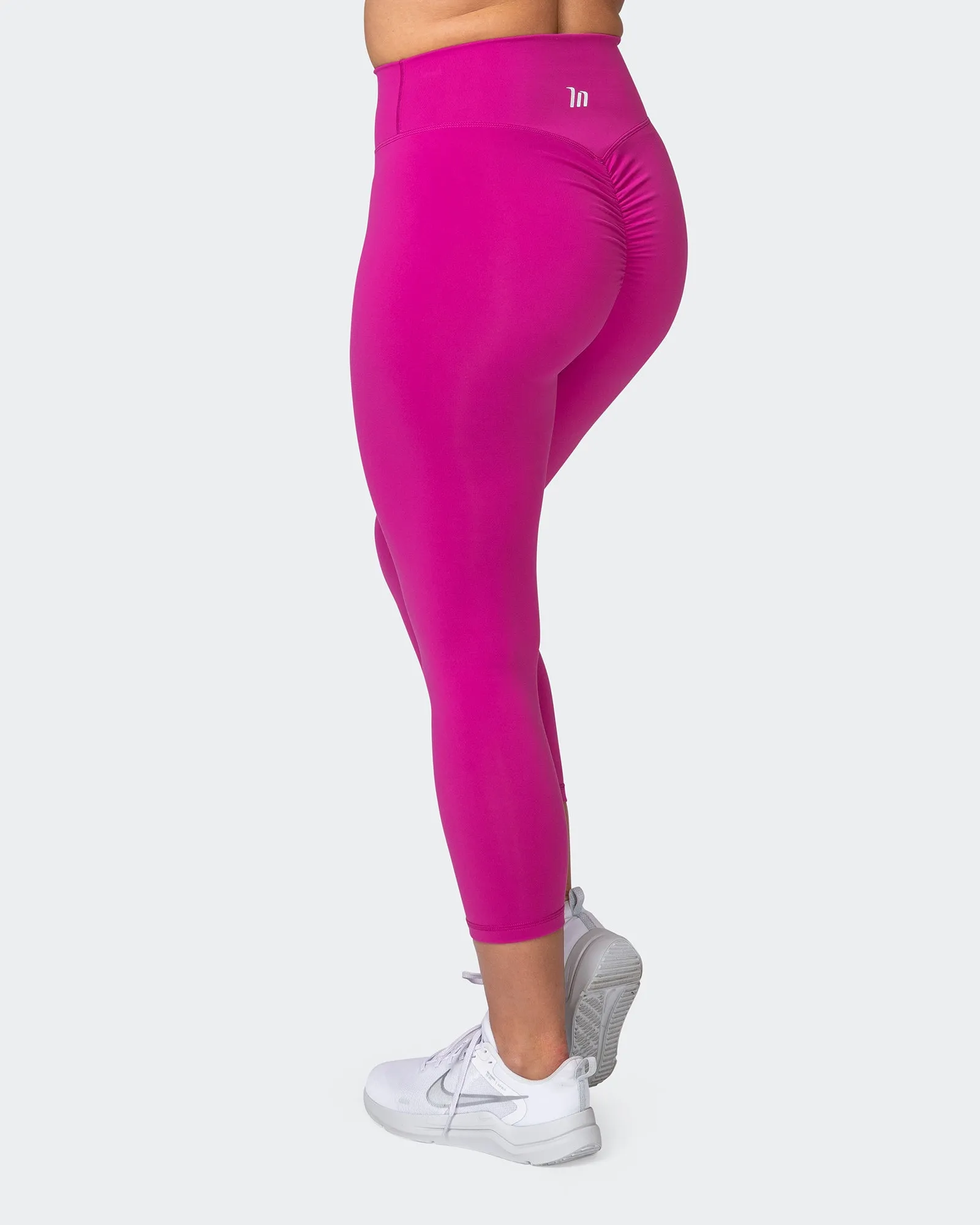 Signature Scrunch 7/8 Leggings - Neon Grape sold by Muscle Nation product image thumbnail 5