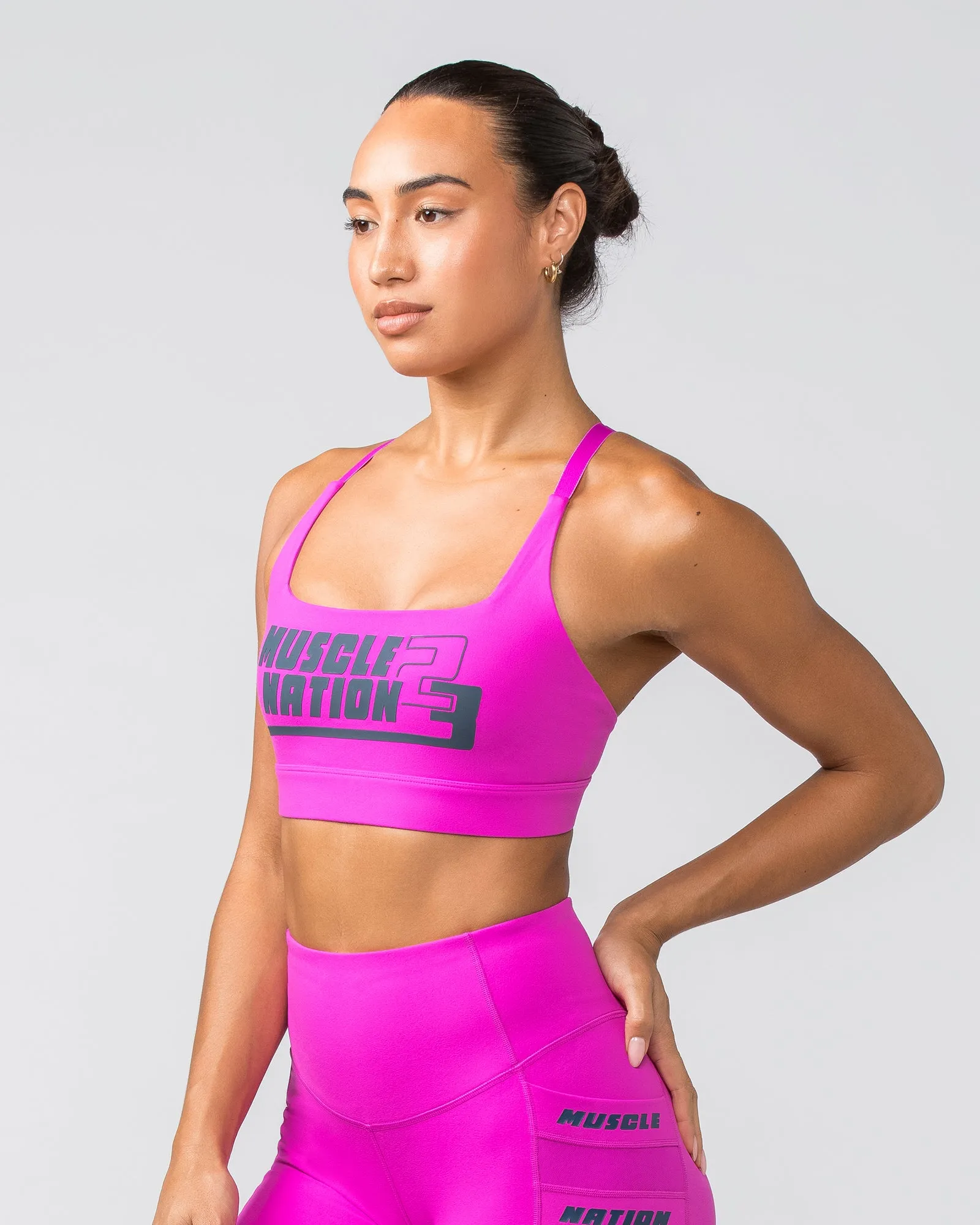 Ignite Bra - Hyper Fuchsia sold by Muscle Nation product image thumbnail 3