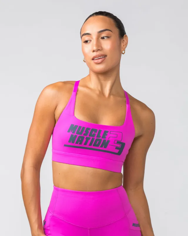 Ignite Bra - Hyper Fuchsia sold by Muscle Nation