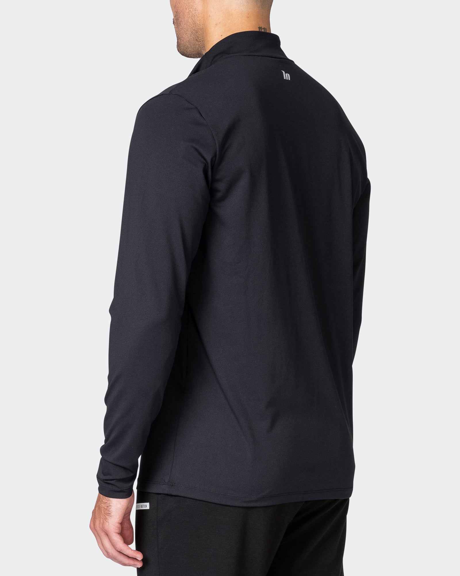 Legacy Long Sleeve Quarter Zip - Black sold by Muscle Nation product image thumbnail 5