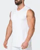 Reflective Running Tank - White sold by Muscle Nation