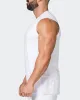 Reflective Running Tank - White sold by Muscle Nation