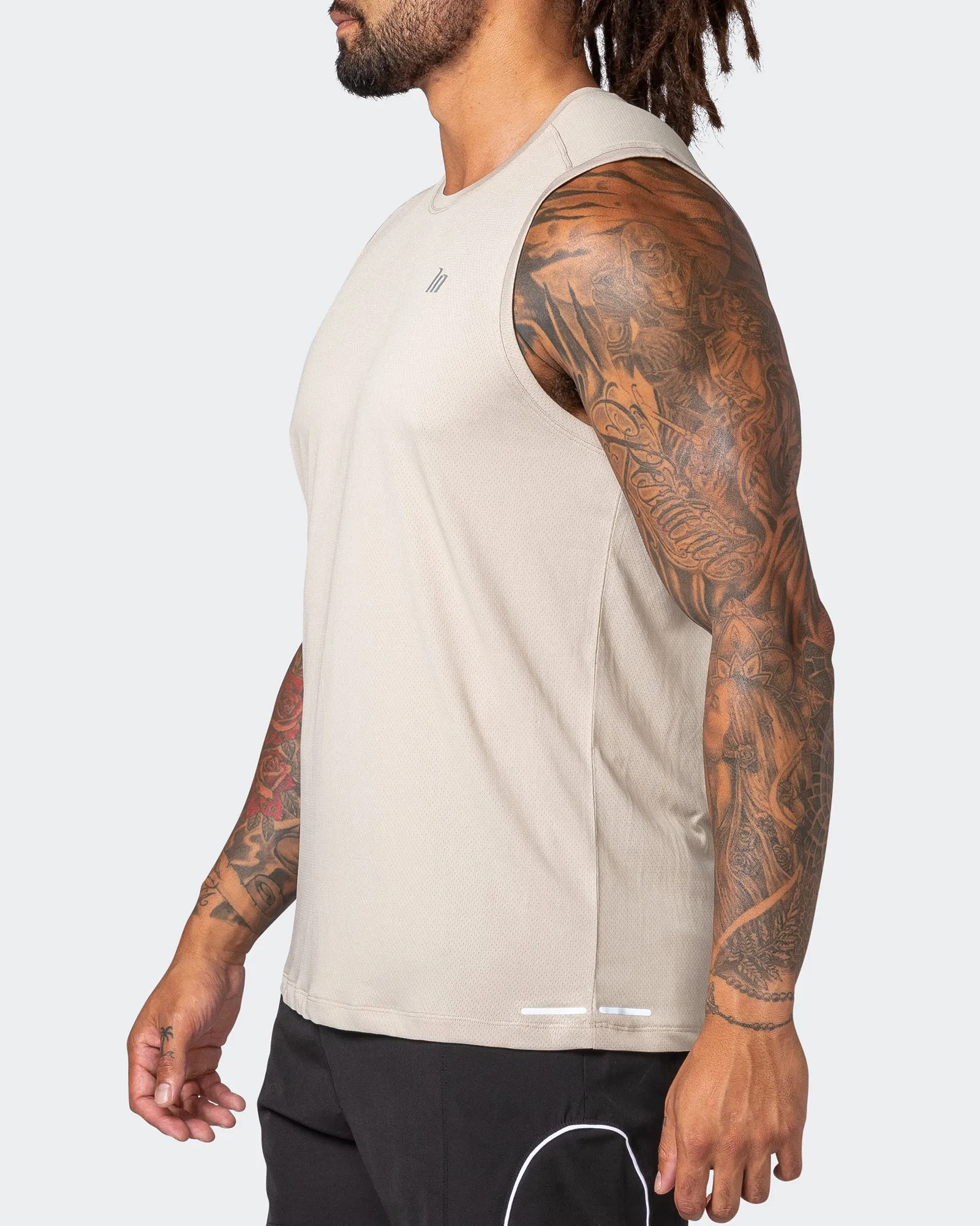 Reflective Training Tank - Bone sold by Muscle Nation product image thumbnail 4