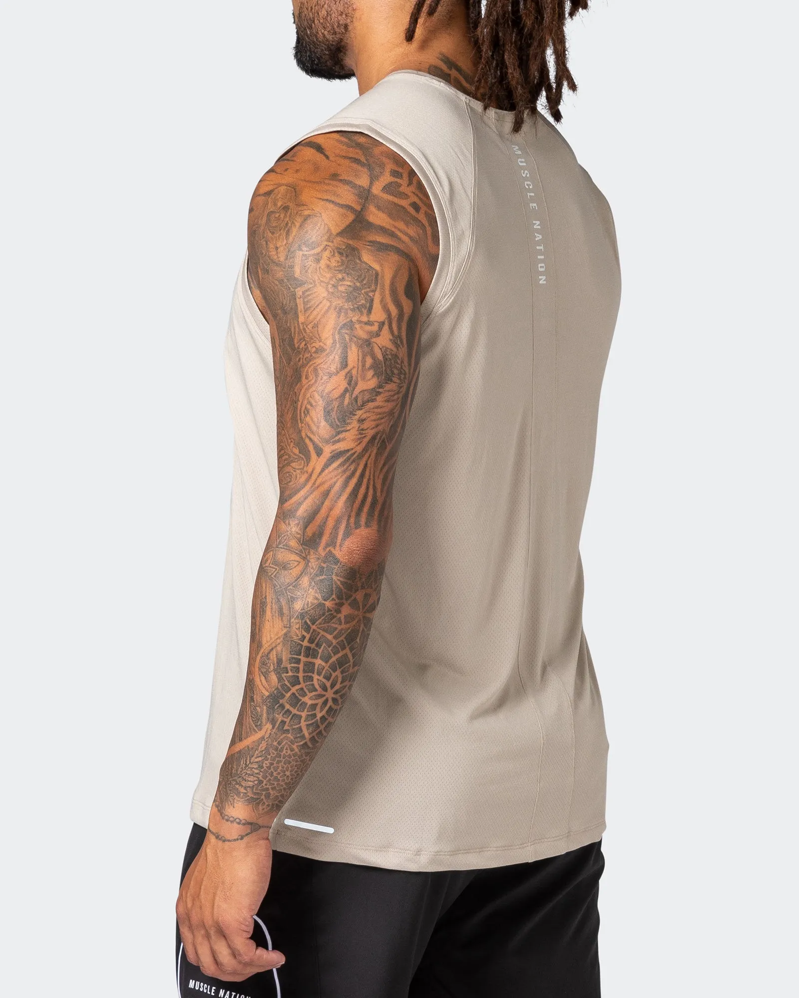 Reflective Training Tank - Bone sold by Muscle Nation product image thumbnail 5