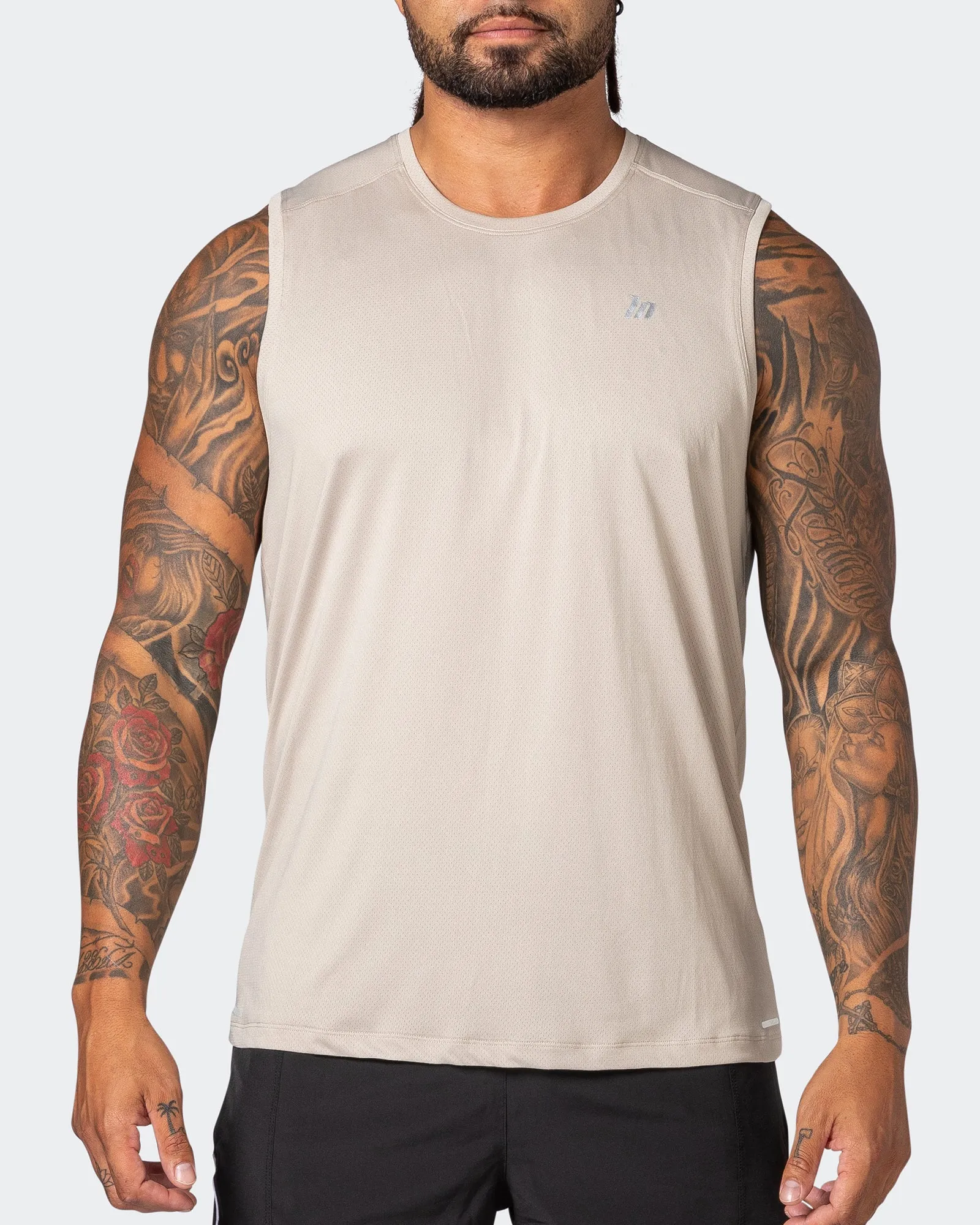 Reflective Training Tank - Bone sold by Muscle Nation product image thumbnail 2