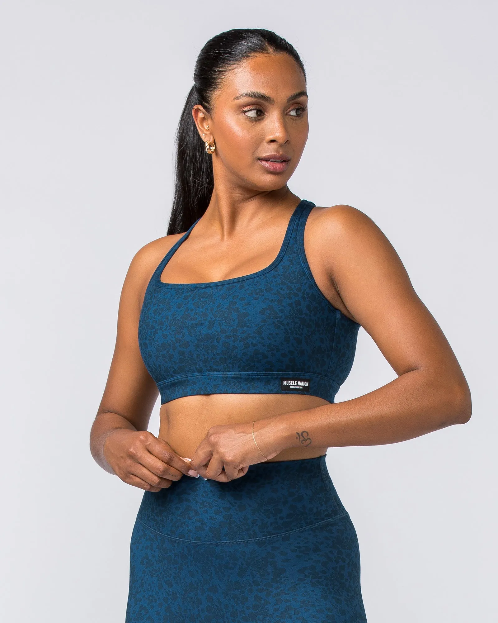 Desire Bra - Pacific Abstract Print sold by Muscle Nation product image thumbnail 3