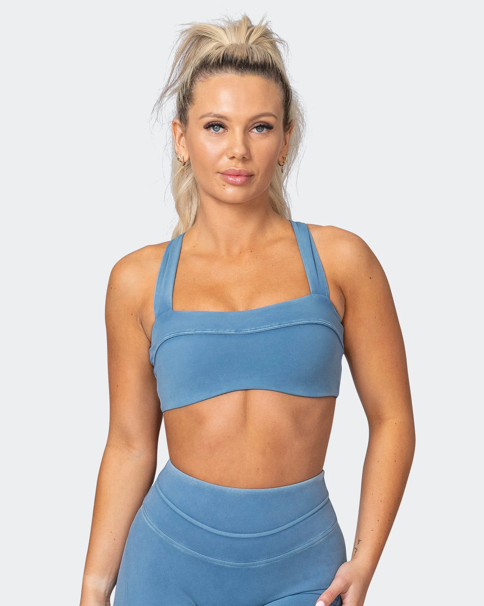 Finesse Bralette - Washed High Tide sold by Muscle Nation