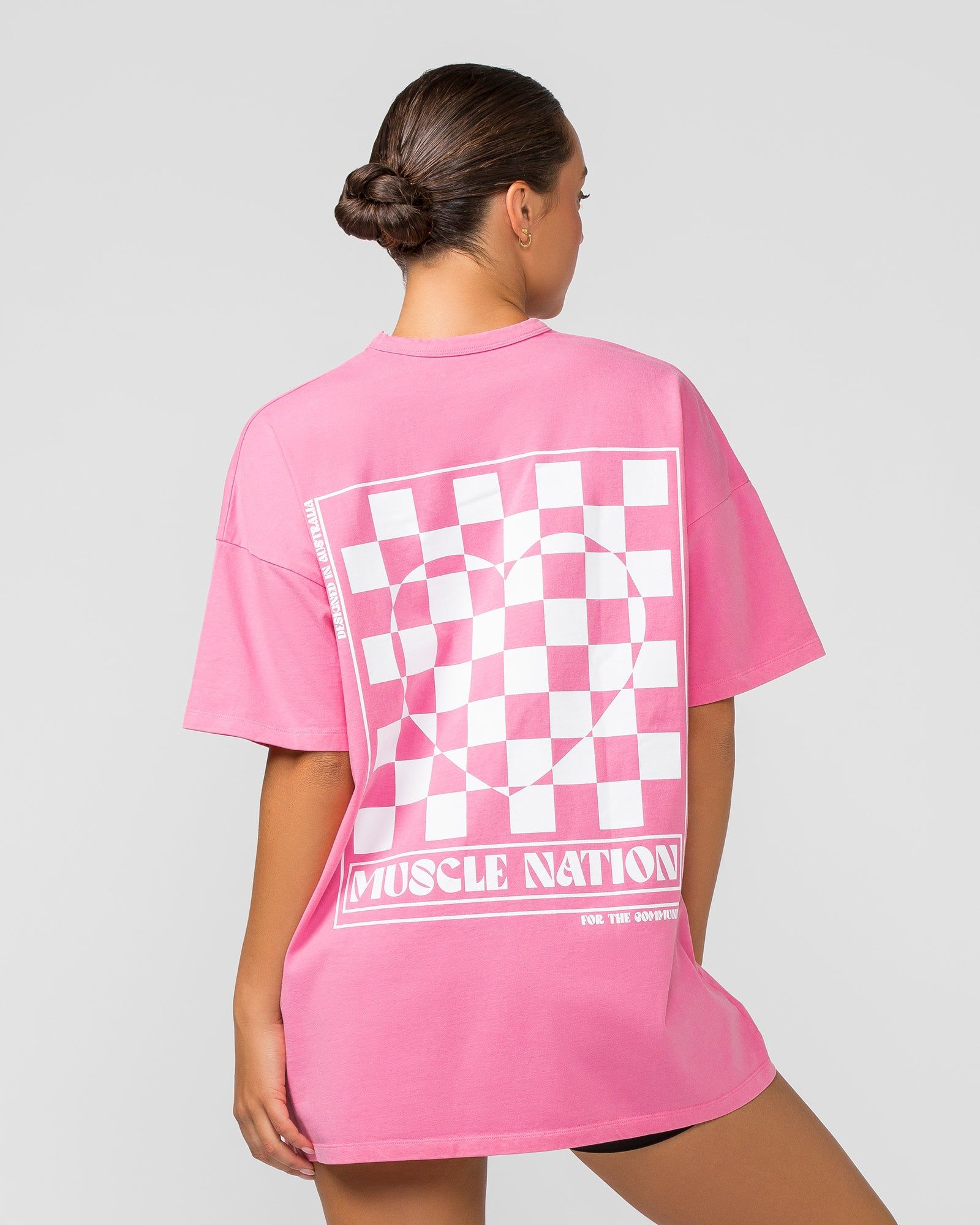 Bondi Oversized Heavy Tee - Bubblegum sold by Muscle Nation product image thumbnail 5