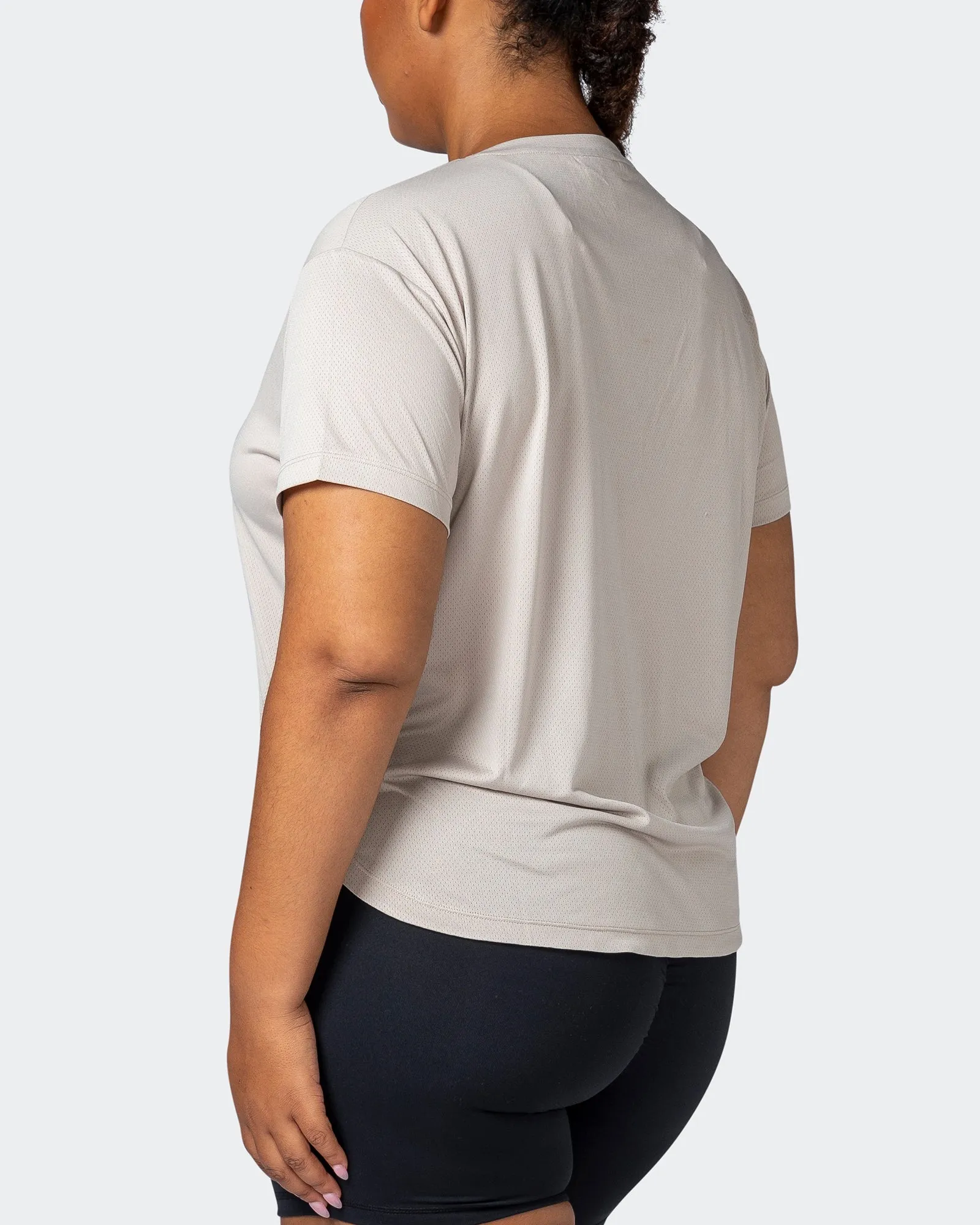 Limitless Training Tee - Bone sold by Muscle Nation product image thumbnail 5