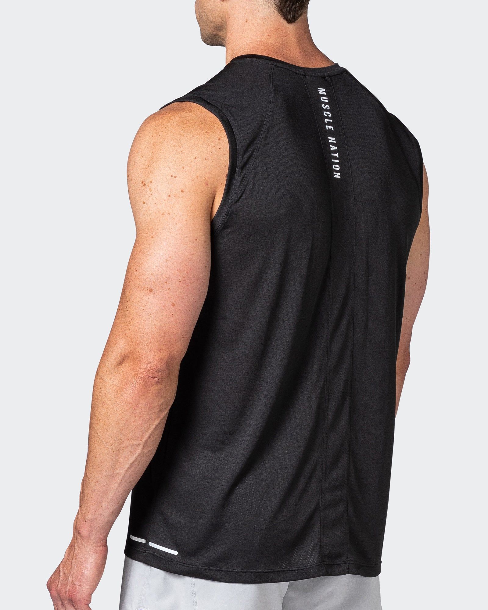 Reflective Training Tank - Black sold by Muscle Nation product image thumbnail 5