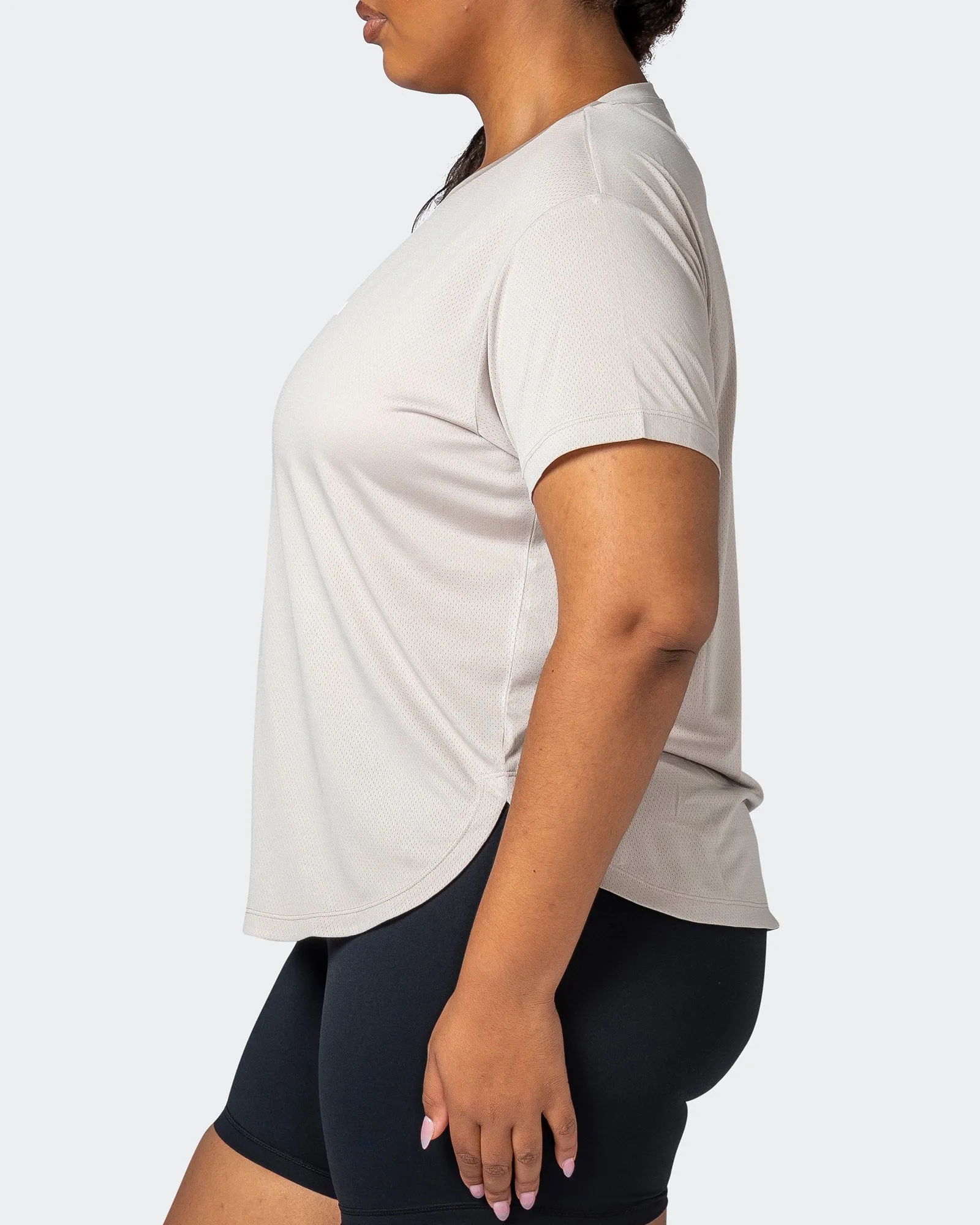 Limitless Training Tee - Bone sold by Muscle Nation product image thumbnail 4