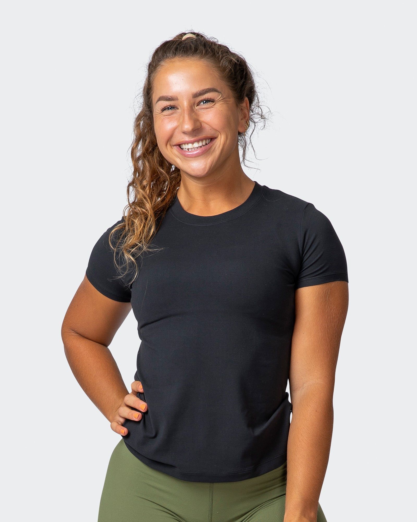 MN Everyday Tee - Black sold by Muscle Nation