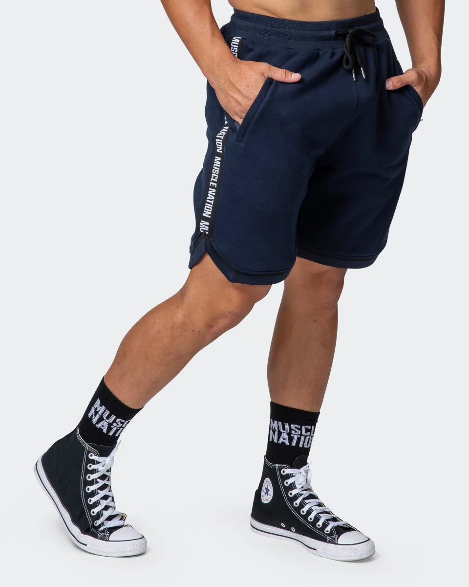 MVP 8" Basketball Shorts - Navy sold by Muscle Nation